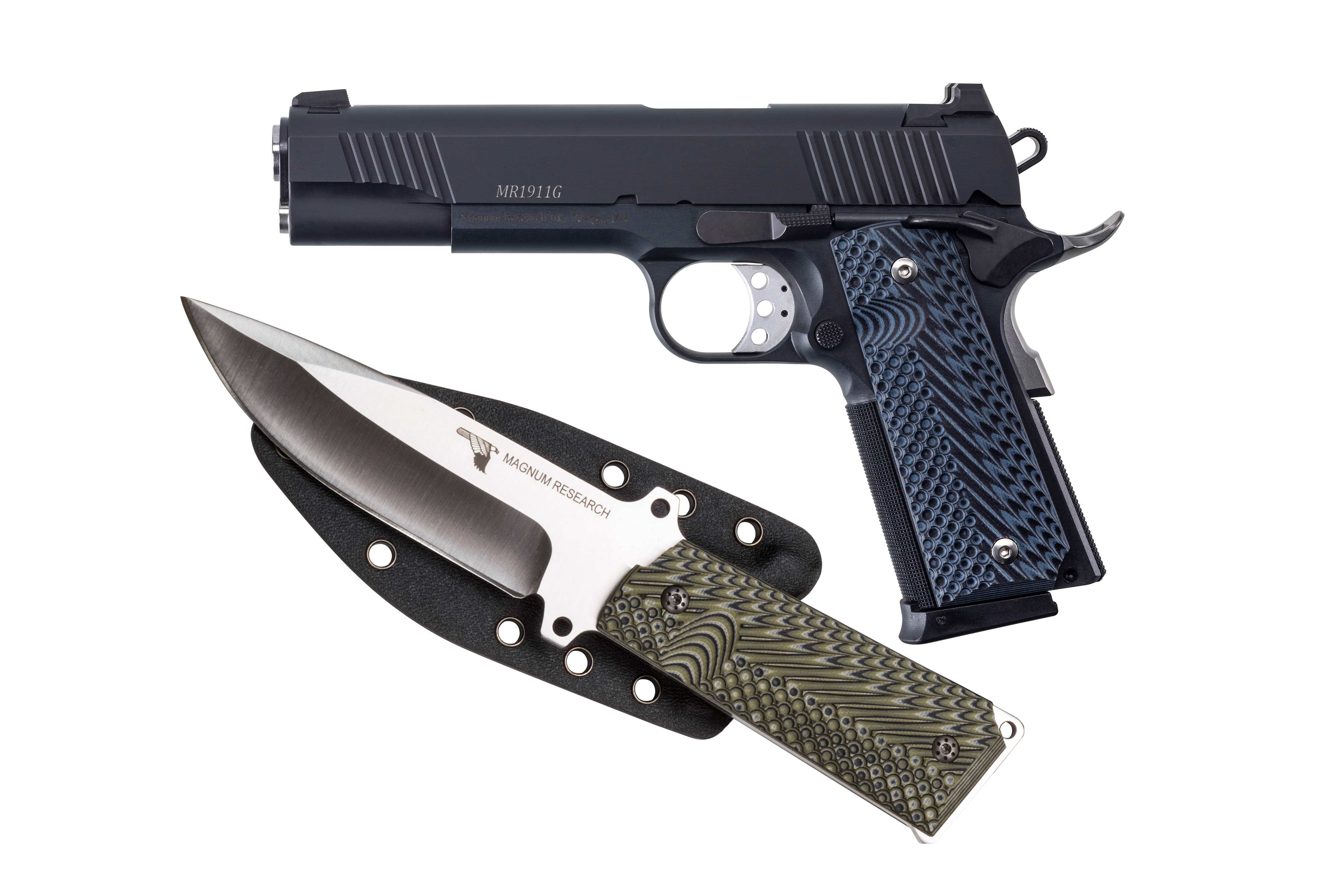 MAGNUM RESEARCH DE 1911 45ACP 5" BLK KNIFE
