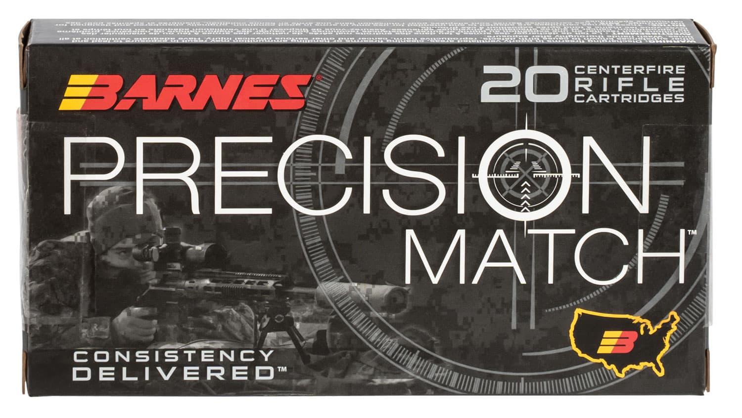 Barnes Bullets 30814 Precision Match 6mmCreedmoor 112gr Open Tip Match Boat Tail 20 Per Box/10 Case