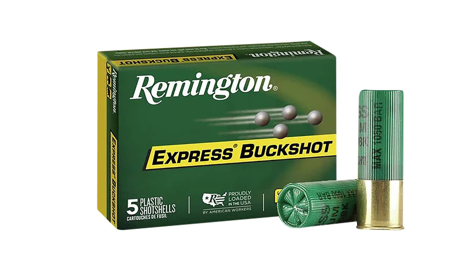 Remington Ammunition 20406 Express Buckshot 12Gauge 2.75" 000Buck Shot 5 Per Box/50 Case
